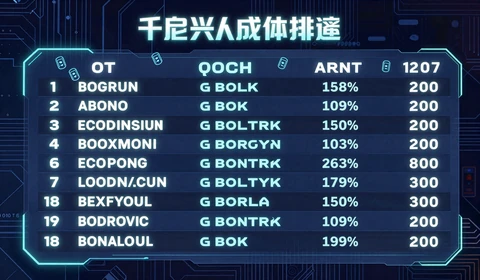 Cyberpunk-Turnier-Leaderboard mit Hologramm-Prize-Drops und Rang-Anzeige