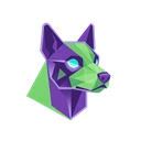 Irwin Casino Logo mit Cyber-Hund Maskottchen